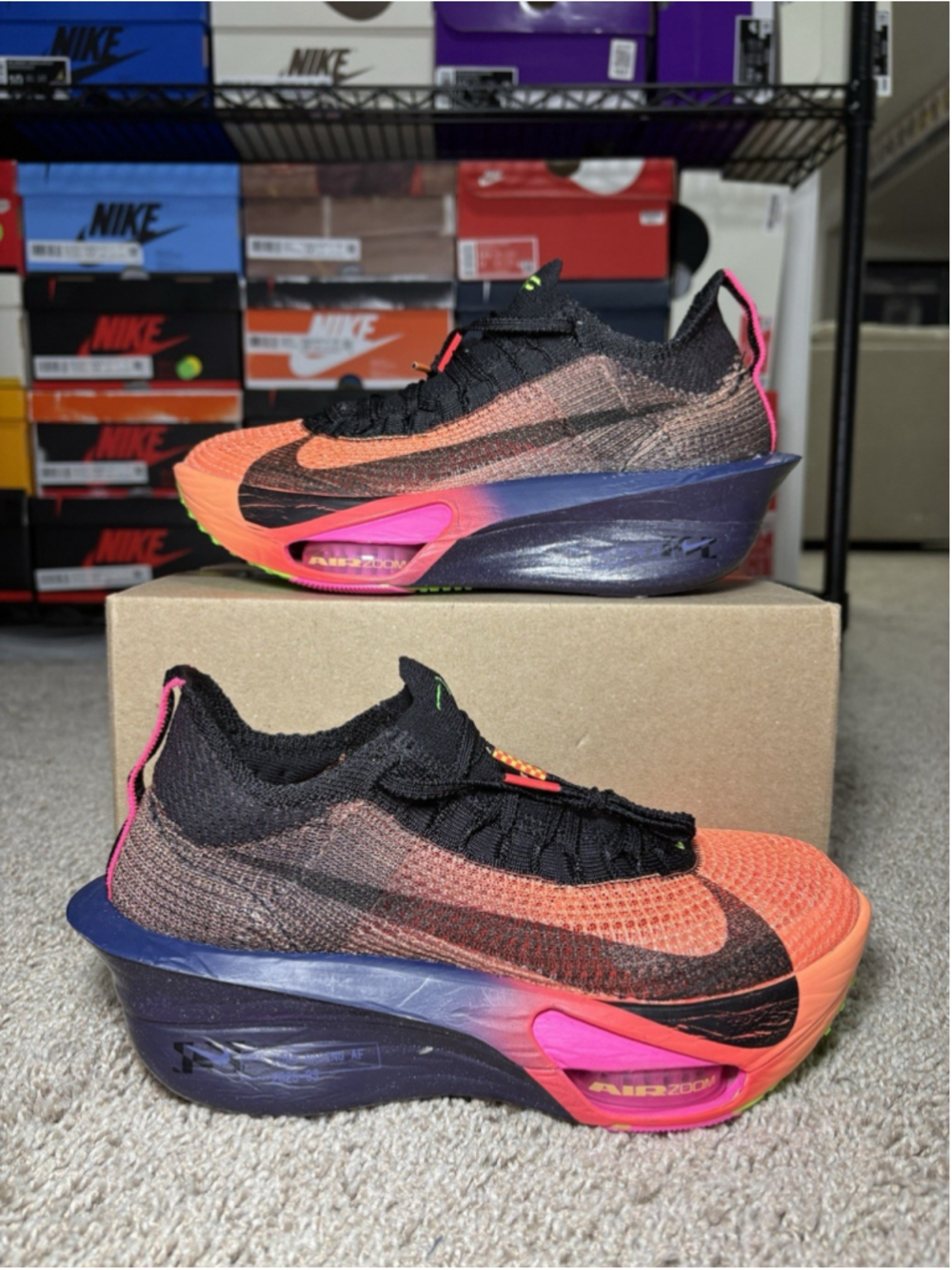 Nike Alphafly Next% 3 Orange Pulse Running Shoes IO9559-800 Women's Size 8 NEW